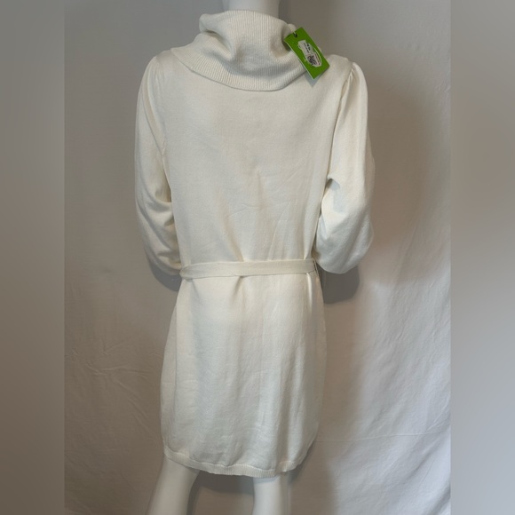 Sam Edelman Cowl Neck Long Sleeve Sweater Dress - Picture 4 of 4